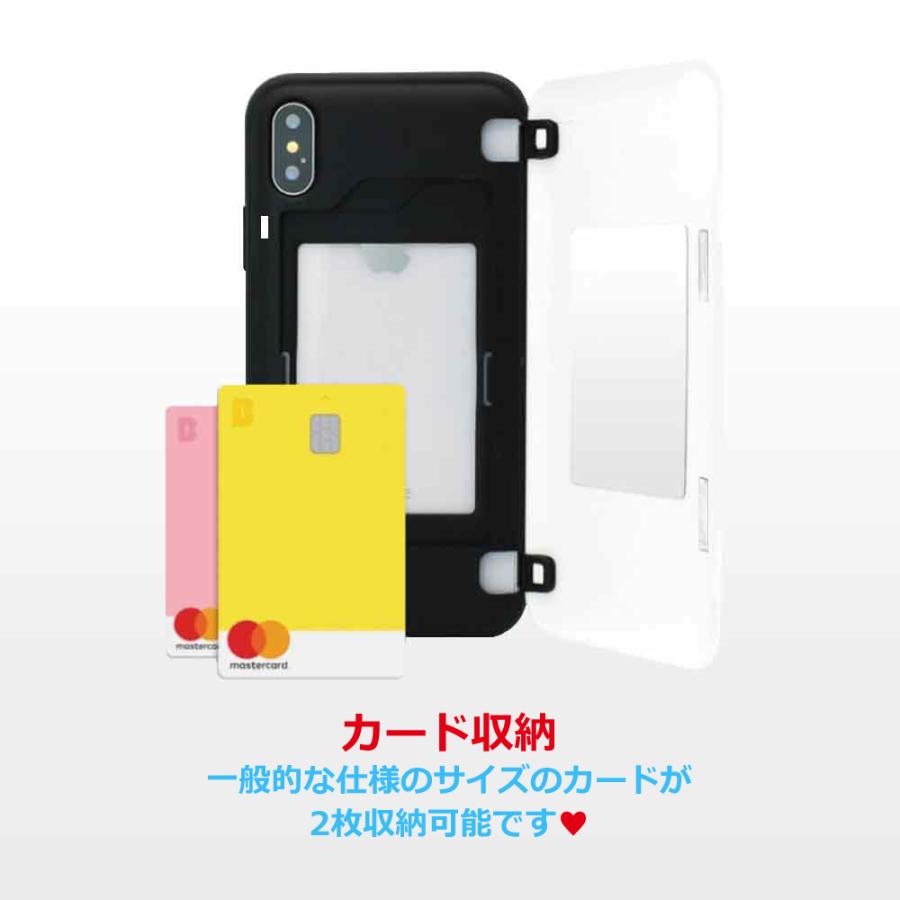 SNOOPY（スヌーピー） iphone15 背面カードミラー ケース peanuts