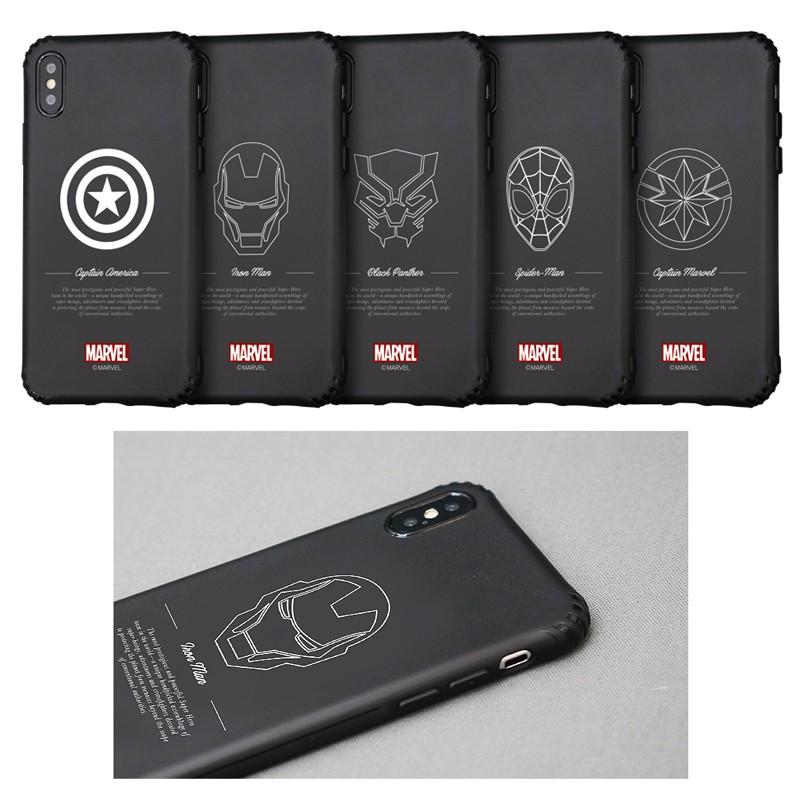 Apple iPhone SE (第2世代) MARVELケース付き MARVEL（マーベル） iPhoneSE(第2世代) ケース ブラックジェルケース