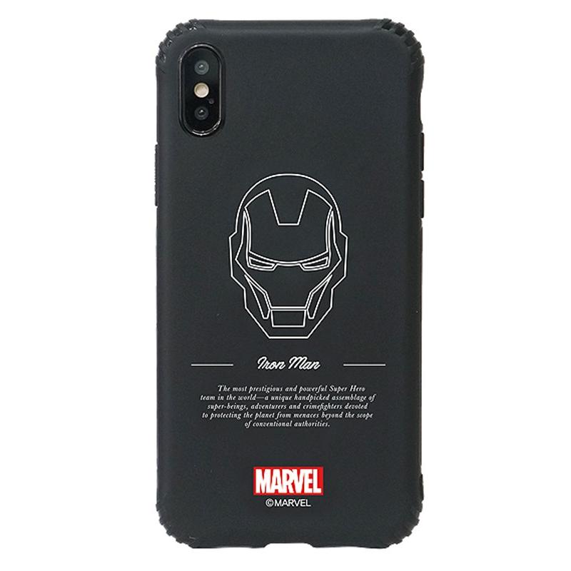 MARVEL（マーベル） iPhoneSE(第2世代) ケース ブラックジェルケース