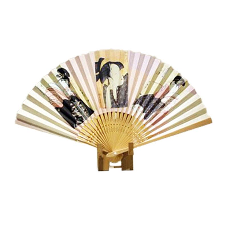 浮世絵 扇子 スタンド セット 日本製 海外 お土産 扇子立て  sensu japan folding fan ukiyoe｜foufou｜06