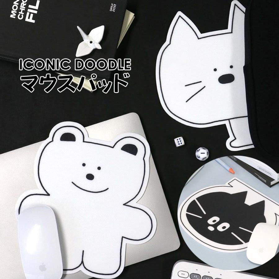 ICONIC マウスパッド ICONIC DOODLE アイコニックドゥードゥル
