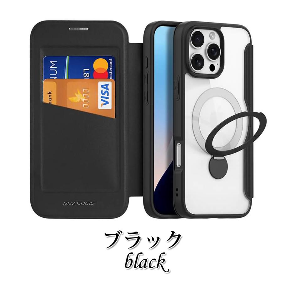 iphone16 iphone16proケース スタンド 手帳型ケース マグネット