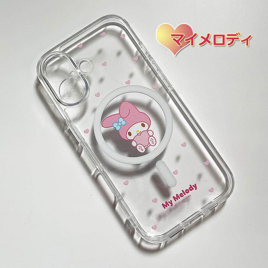 sanrio（サンリオ） キャラクター クリアケース MagSafe対応 iphone16