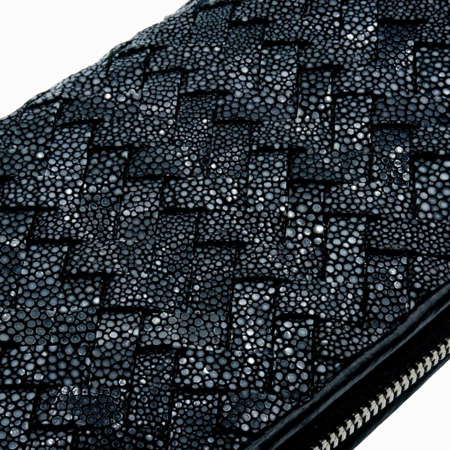 新品 牛革レザー エイ革 長財布 スティングレイ 激レア メンズ