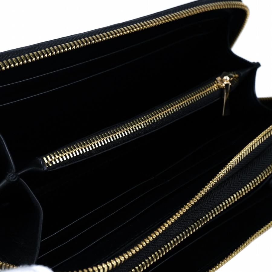 長財布 ブラック クロコダイル ゴツい背革 ダブルファスナー ゴールドファスナー ワニ革 本物鑑定証あり 上品なカラー ハンドバッグ メンズ 100万円収納の画像