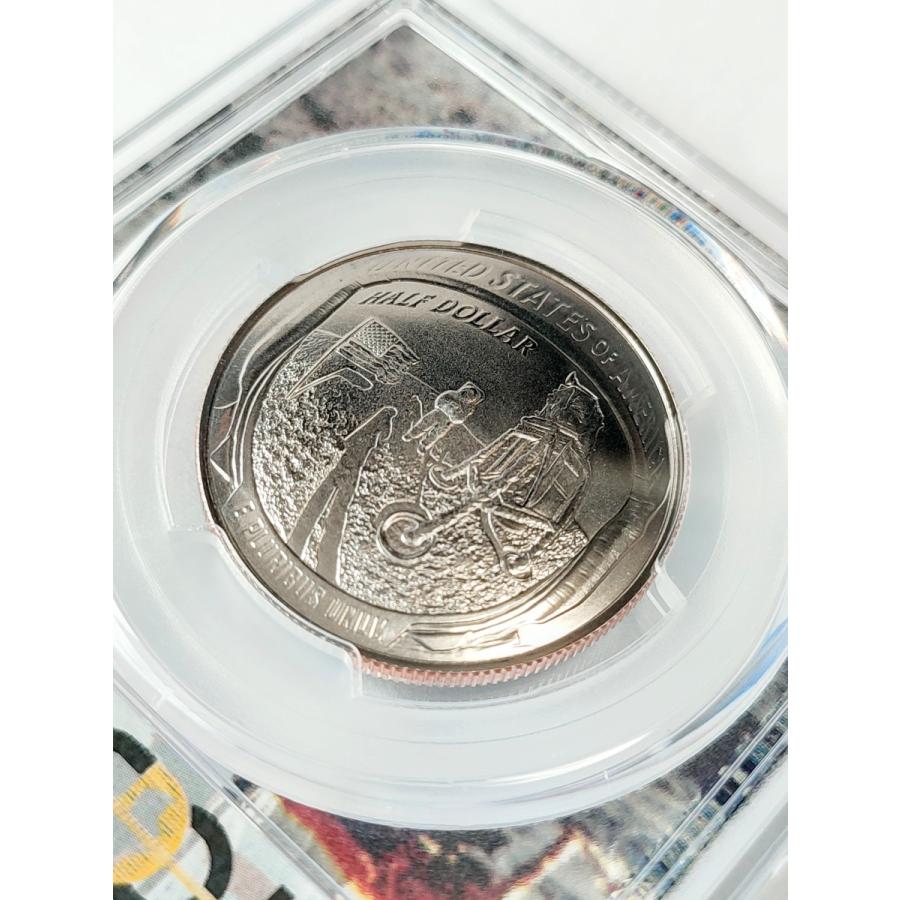 銀貨 50周年記念 アポロ11 2019年 MS70世界最高グレード モダンコイン FirstStrike アメリカ 50セント PCGS シルバー 50c 激レア /07｜four-lc｜03