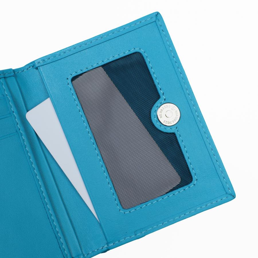 スティングレイ 二つ折り財布 ターコイズ 一枚革 メンズ レディース エイ革 スティングレイ 二つ折り財布 新品 高級感 シャイニングスティングレイ