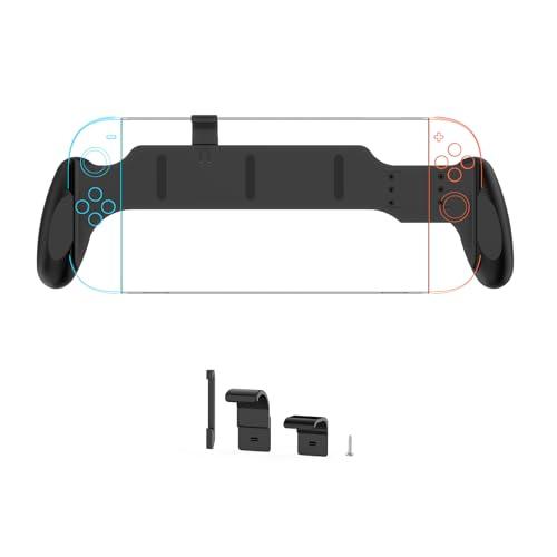 Switch 2 コンソールケース グリップ付き 本体とJoy-Con 2一体化 保護ケース 耐衝撃 滑り止め 落下防止 着脱簡単 取り付けキット付属 | 