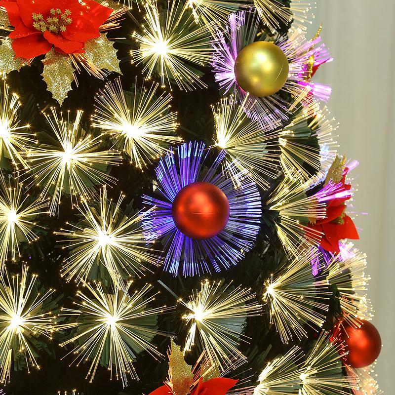ファイバーツリー クリスマスツリー 120cm 150cm 180cm 210cm LED