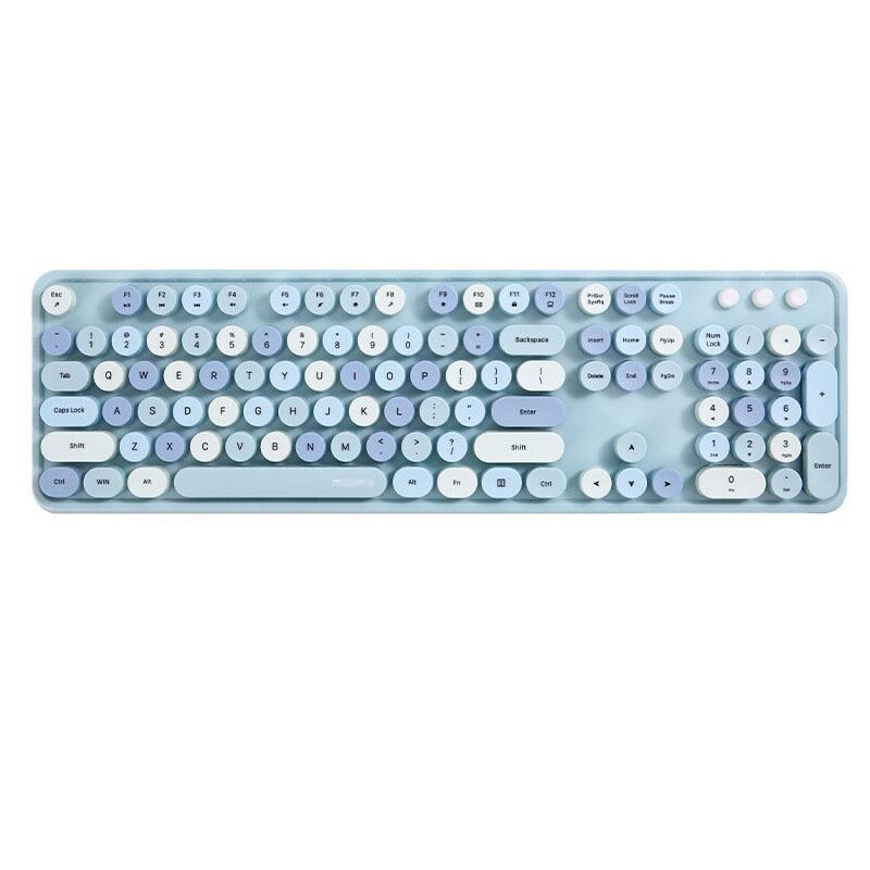 ブルートゥースキーボード マウス セット 21色 タイプライター かわいい 小さめ ワイヤレスキーボード コンパクトキーボード 軽量 Bluetoothキーボード 高性能｜four-leafs-shop｜15