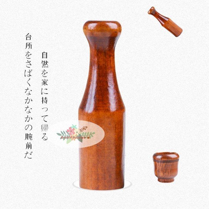 にんにく潰し器 木製 レモン絞り にんにく絞り ガーリックプレス 便利グッズ キッチン用品｜four-leafs-shop｜03