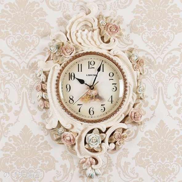 クロック 壁掛け時計 かけ時計 花柄 姫系雑貨 人気の掛け時計