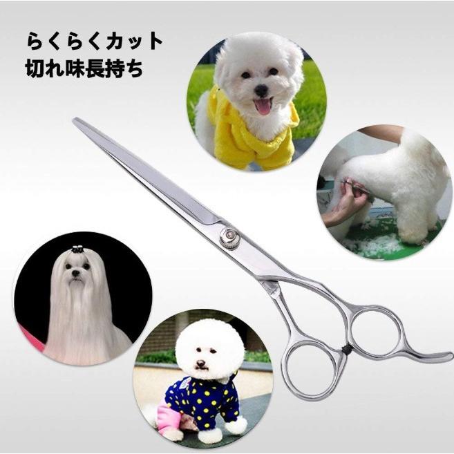 トリミング ハサミ ペット 犬 猫 スキバサミ くし コーム 安全 6 トリミング ハサミ ペット 犬 猫 スキバサミ くし コーム 安全 6