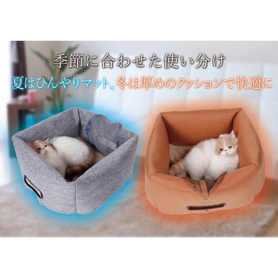 キャットハウス ベッド クッション ハウス 猫 折りたたみ おしゃれ