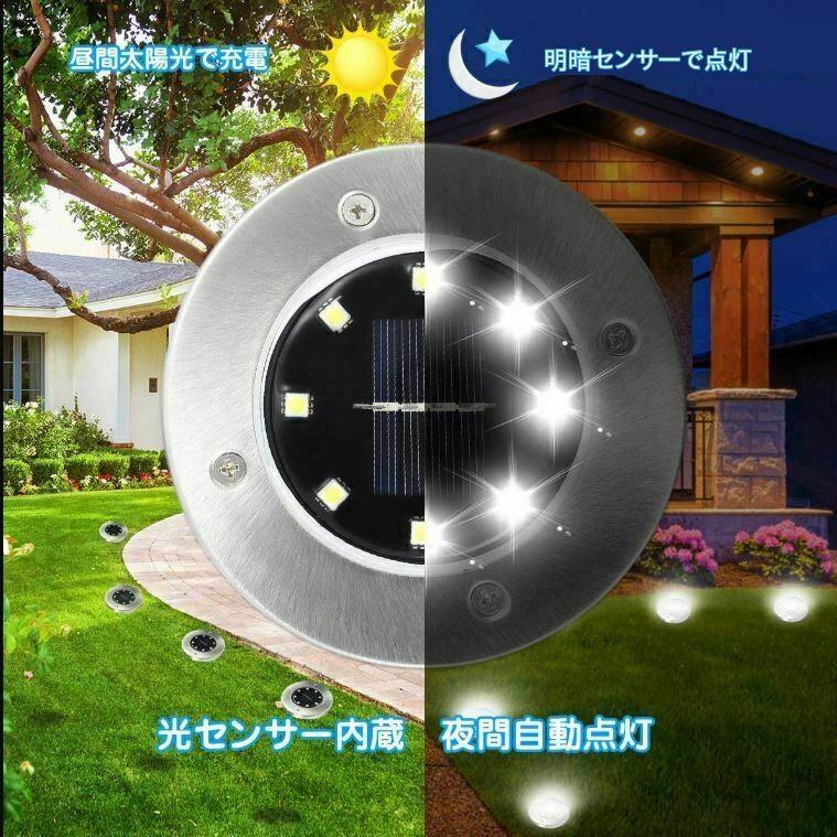 ソーラーライト 埋め込み式 Led アウトドア 屋外 ガーデンライト センサーライト 太陽光 充電 防犯対策 防水 自動点灯 玄関先 庭 芝生 車道 歩道 2個セット Four Piece 通販 Yahoo ショッピング