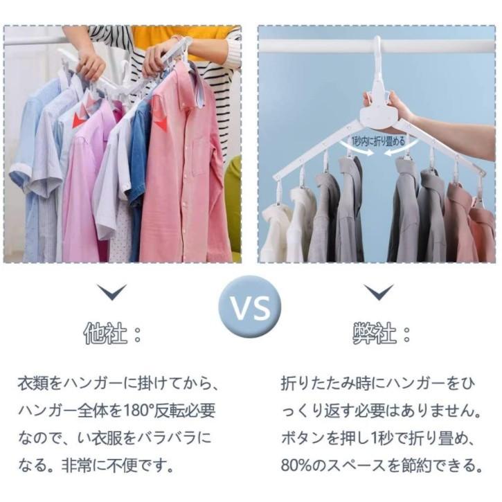 折りたたみハンガー ハンガー ワンタッチハンガー 物干し マジック
