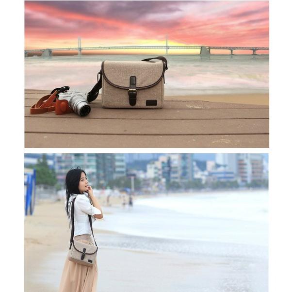 カメラバッグ ショルダー カメラケース 一眼レフ おしゃれ スリング ミラーレス ウエストバッグ インナー トート 斜めがけ 一眼カメラケース カメラポーチ |  | 13