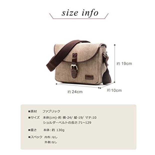 カメラバッグ ショルダー カメラケース 一眼レフ おしゃれ スリング ミラーレス ウエストバッグ インナー トート 斜めがけ 一眼カメラケース カメラポーチ |  | 09