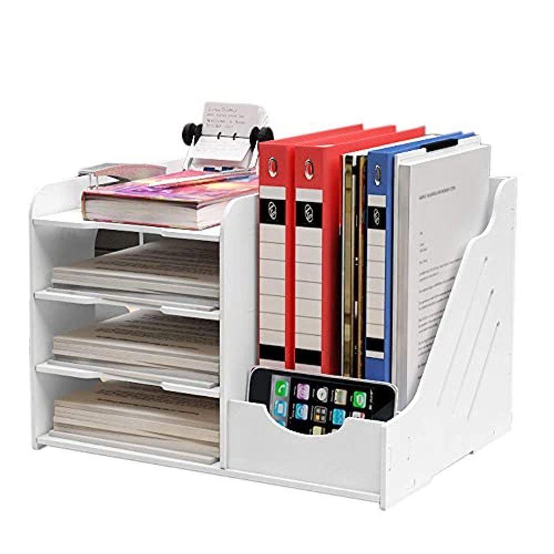 50 Off Bananana デスク上置き棚 卓上収納ケース 机上収納ボックス スオフィス収納 卓上収納 本立て 小物収納 書類整理 大容量 事務用品 人気ブランド Turningheadskennel Com