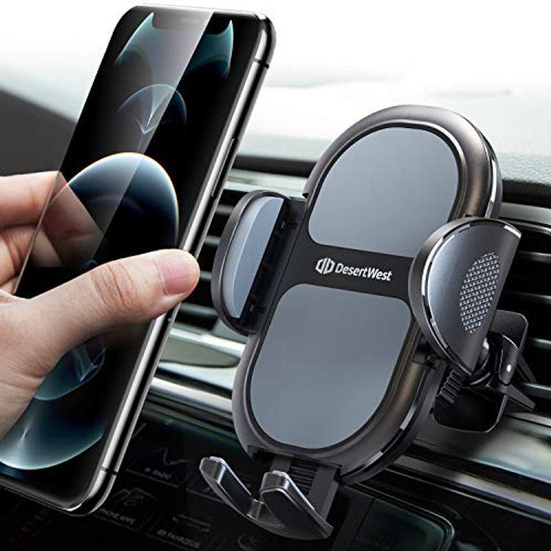 Desertwest ケース対応 車載ホルダー 片手操作スマホホルダー スマホスタンド 携帯ホルダー 車 エアコン 吹き出し口用 原料 Fourdays 通販 Yahoo ショッピング