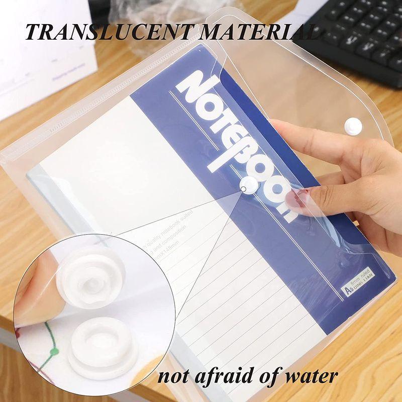 国内最安値 ファイル クリアホルダー A5 クリアファイル 12枚 Toplive ケース ボタン ドキュメントストレージ ファイルバッグ クリアホルダー Terresrouges Com