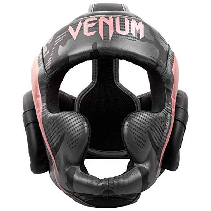 VENUM ヘッドガード Elite Headgear （ブラック×ピンクゴールド）