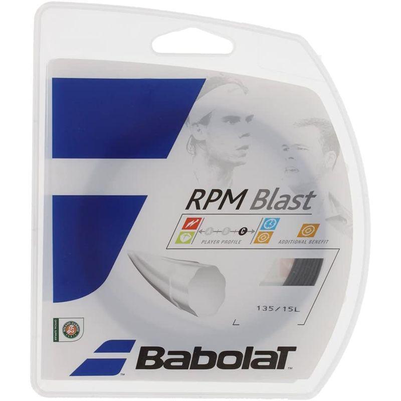 バボラ Babolat 硬式テニス ストリング RPMブラスト 120 国内外の人気！ 130 135 ブラック 125 BA241101