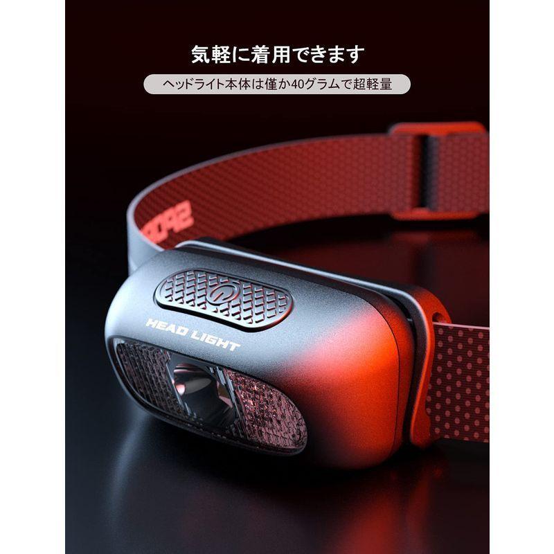 選択 2個セット Kewisi ヘッドライト Usb充電式 高輝度 Led 5種点灯モード 赤 白ライト Sos点滅 頭につけ ヘ Discoversvg Com