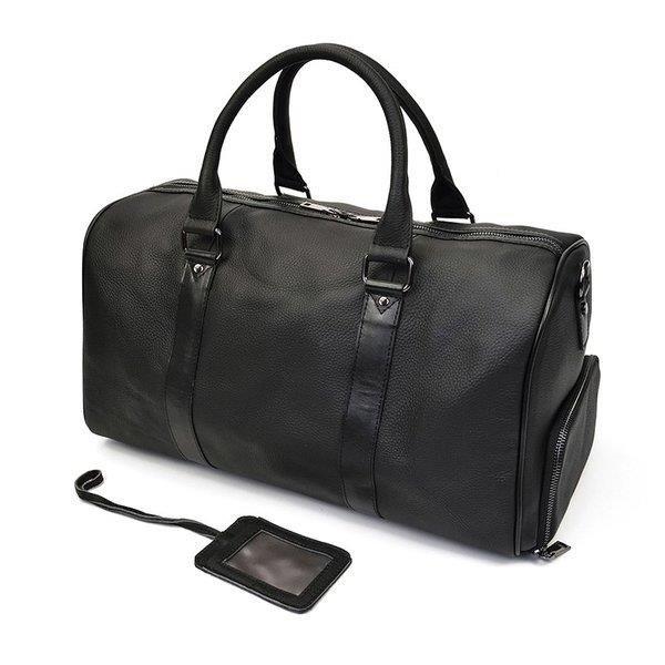ボストンバッグ メンズ 本革 レザー トラベルバッグ ショルダーバッグ 機内持ち込み ゴルフ鞄 軽量 旅行鞄 小旅行 帰省 出張 靴ポケット付き 衣類 B4書類