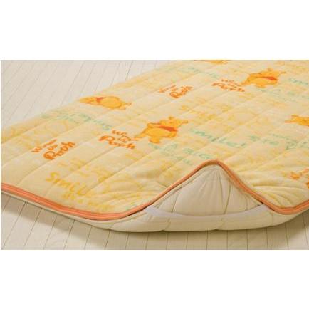 ◆【販売終了】敷毛布　敷きパット くまのプーさん 100ｘ205ｃｍ　ディズニーキャラクター敷毛布　敷き毛布　 | Disney