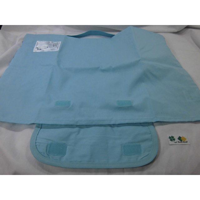 防災頭巾カバー　ブルー　外寸約45ｘ32ｃｍ　ポスト投函お届け　 防災ずきんカバー　背もたれ式カバー　座布団式カバー |  | 02