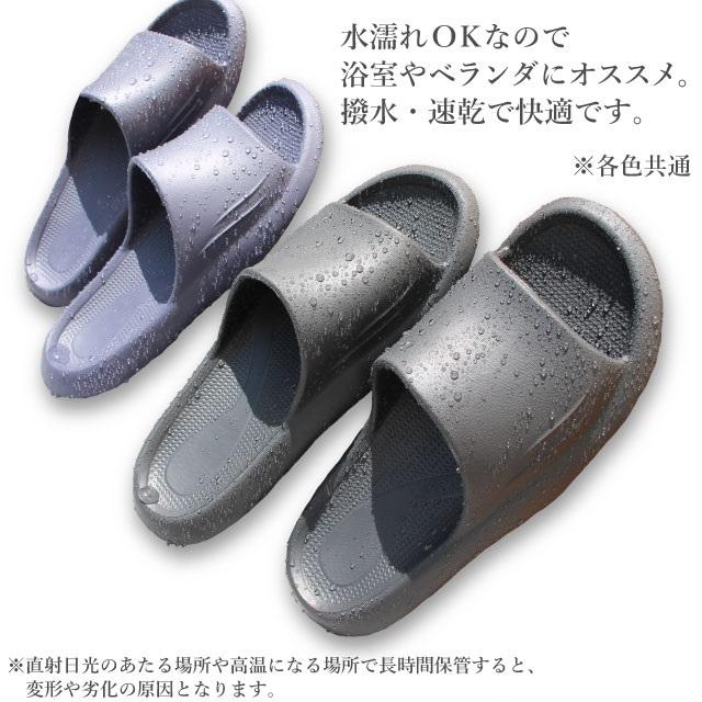 サンダル【販売終了980】単品販売 シャワーサンダル 軽量 EVAサンダル ベランダ 軽い 柔らかい バスルーム S M L LL レディース メンズ お風呂 トイレ スリッパ |  | 02