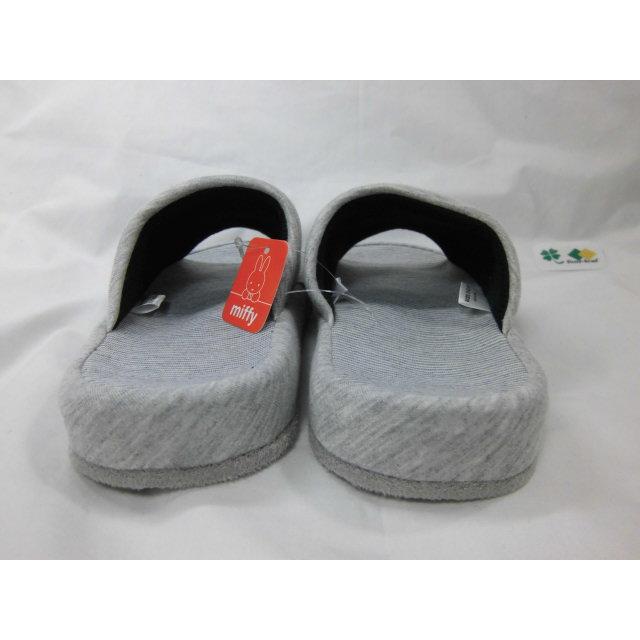 完売】ミッフィー スリッパ miffy 厚底 グレー色 左右有り 室内履き 