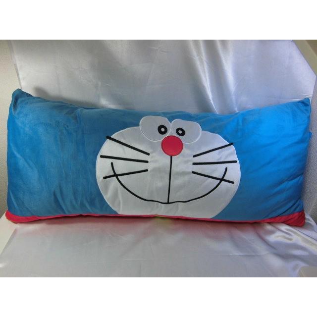 ◆【販売終了】フェイス型ロングまくら　ドラえもん　（約35x85cm）背当てクッション　キャラクター枕　ロングクッション　ロング枕　抱き枕 |  | 03