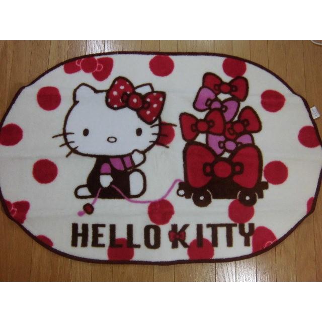 【販売終了】ハローキティ 室内用 玄関マット　55ｘ85ｃｍ サンリオキャラクター　サンリオグッズ　アクセントマット | sanrio | 01