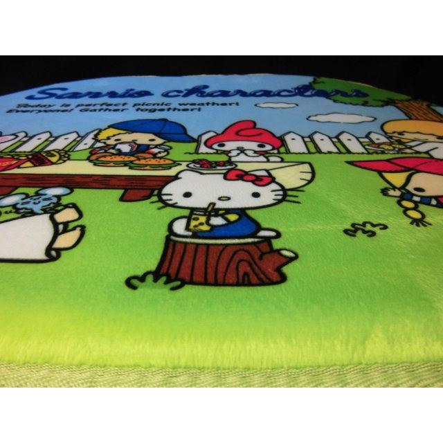 【販売終了】室内用  玄関マット　45ｘ60ｃｍ サンリオキャラクターズ　ピクニック柄　キティ　マイメ　バディ＆ジミー　キキララ　沖縄不可　アクセントマット | sanrio | 03