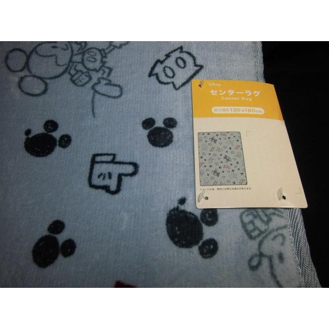 ◆【販売終了】（約）1.5帖用カーペット135ｘ185 ミッキーマウス （沖縄不可） ディズニーキャラクター ラグ　中敷きカーペット | Disney | 01