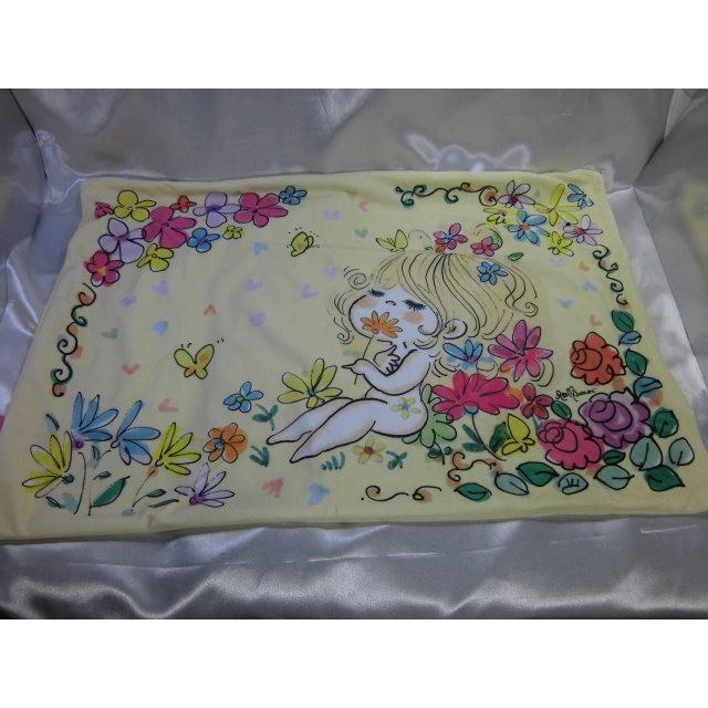 【販売終了】送料無料 日本全国配達 枕カバー 水森亜土 43×63cm ポスト入れお届け 亜土ちゃん あどちゃん アドちゃん おしゃれ かわいい　可愛い |  | 01