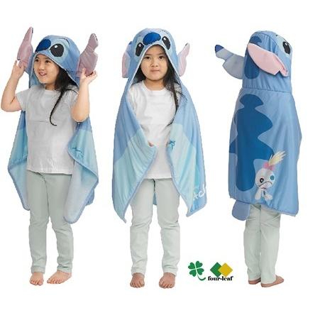 【完売】スティッチ　フード付きタオル キャラクターバスタオル  50ｘ100ｃｍ　ディズニーキャラクター　沖縄不可　なりきりタオル | Disney | 06