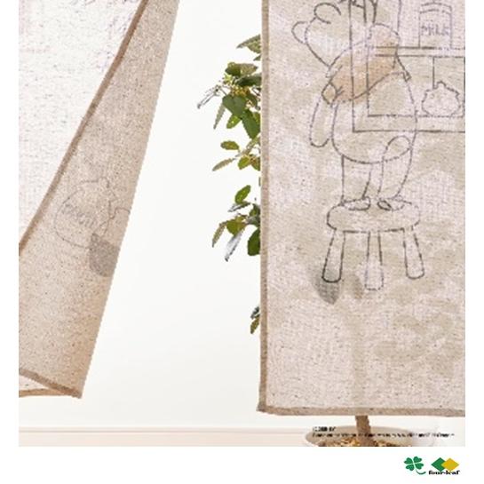 くまのプーさん のれん 暖簾 幅85x150cm ポスト投函 送料無料 公式キャラクターグッズ 可愛い おしゃれ かわいい タペストリー 間仕切り ディズニー モリシタ | Disney | 02