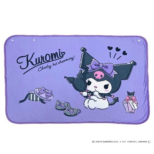 クロミ ひざ掛け 70ｘ100ｃｍ 送料無料 （沖縄不可） ラッピング不可 サンリオキャラクター ハーフケット ひざかけ あったか 冬用 モリシタ | sanrio