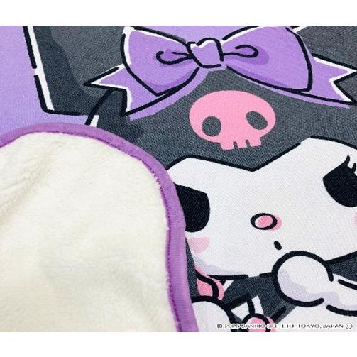 クロミ ひざ掛け 70ｘ100ｃｍ 送料無料 （沖縄不可） ラッピング不可 サンリオキャラクター ハーフケット ひざかけ あったか 冬用 モリシタ | sanrio | 01