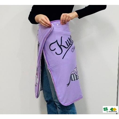 クロミ ひざ掛け 70ｘ100ｃｍ 送料無料 （沖縄不可） ラッピング不可 サンリオキャラクター ハーフケット ひざかけ あったか 冬用 モリシタ | sanrio | 04