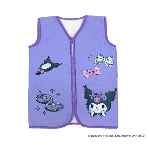 クロミ スリーパー 50ｘ100ｃｍ レディース Ｍ 送料無料 ラッピング不可 サンリオキャラクター あったか 冬用 ベスト チョッキ モリシタ 沖縄不可 | sanrio