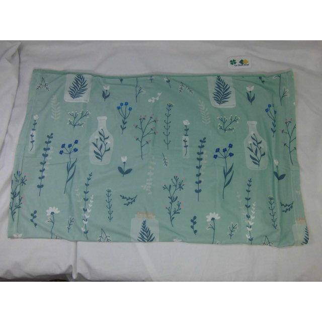 枕カバー 花柄 グリーン ＧＮ 冷感 ＆ パイルのびのび枕カバー 筒型 約36ｘ57ｃｍ 抗菌防臭加工 ポスト投函 筒状 ひんやり クール 冷感 日本全国配達 モリシタ |  | 02