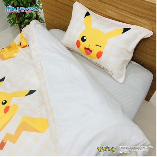 ピカチュウ 布団カバー２点セット  シングルサイズ 掛布団カバー１枚  枕カバー１枚 送料無料  沖縄不可 シングルロングサイズ  ポケモン モリシタ |  | 01