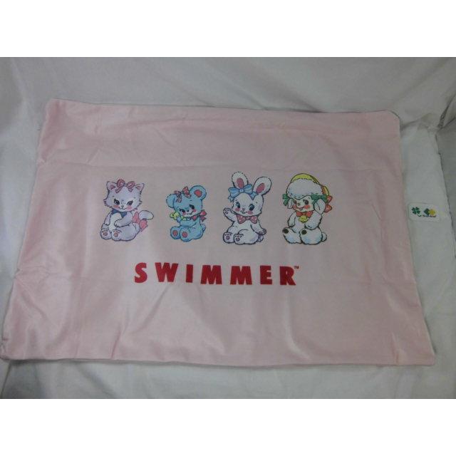 out スイマー 枕カバー SWIMMER 約 43×63cm アウトレット品 かすれ ポスト投函 送料無料 日本全国配達 キャラクター まくらカバー かわいい 可愛い 43x63 |  | 03