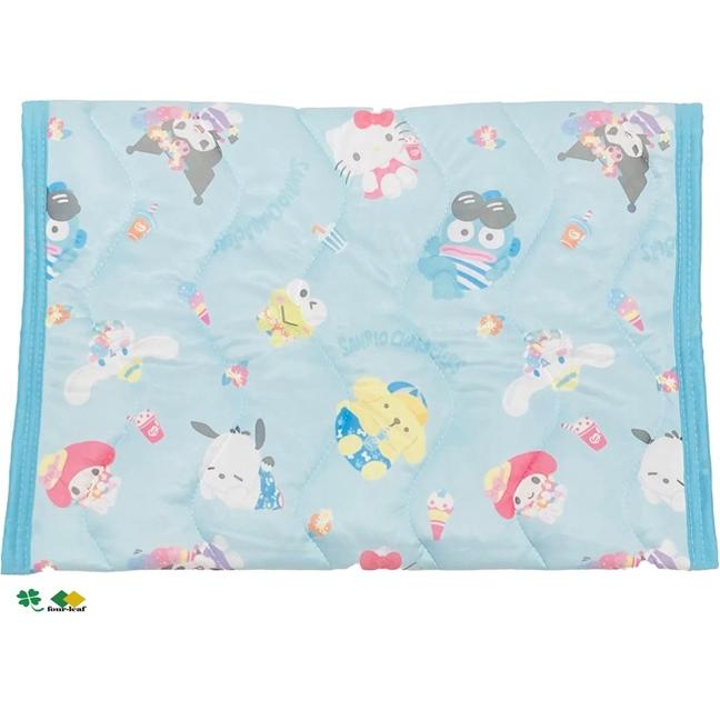 クール 枕パッド サンリオキャラクターズ 表示サイズ：47ｘ58ｃｍ  接触冷感素材 ポスト投函 まくらカバー ひんやり クール 枕カバー 冷感  モリシタ | sanrio