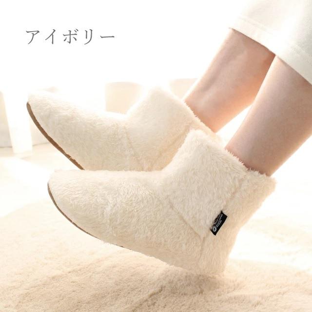 スリッパ ブーツ 型 アイボリー アウトレット品 シミ ルームシューズ あったか 暖かい あたたかい 室内履き おしゃれ 冬用 ボア ＢＯＡ ブーツスリッパ 沖縄不可 | 