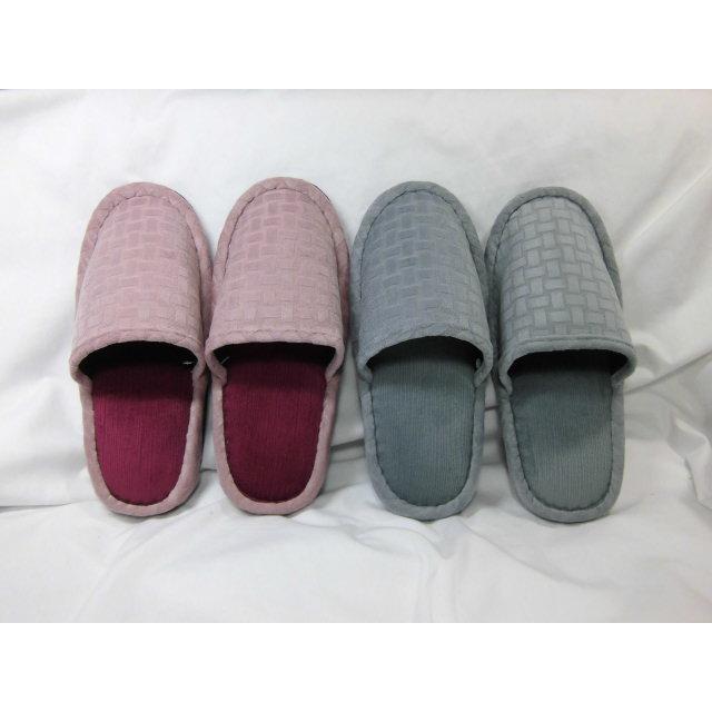 スリッパ 無地カラー 単品販売 外縫い 前閉じ シンプル デザイン  秋 冬 春 室内履き 家族用 来客用 おしゃれ 訳あり 沖縄不可 |  | 01